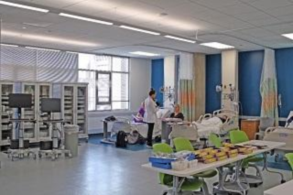 Expanded space provided by recent construction boosts the Sim Lab to about 27,000 total sq ft. (Photo by D R Bates)